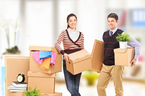 Customer service team assisting with moving and storage